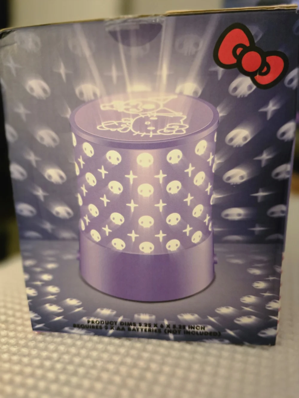 Hello Kitty Purple Ambient Table Light - Hello Kitty and Friends